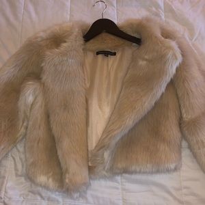 Faux fur jacket